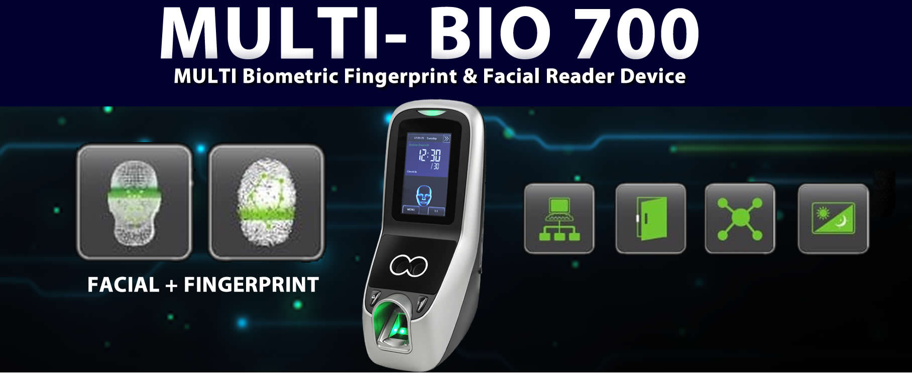 multi biometric Fingerprint reader device